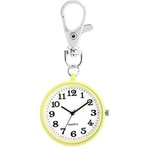 Ultra-Dunne Nurse Quartz Pocket Horloges Speciale Lichtgevende Arabische Cijfers Hanger Klok Steampunk Sleutelhanger Verpleegster Arts