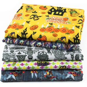 50*140Cm Stof Patriottische Halloween Schedel Paasei Polyester Katoen Tissue Kid Beddengoed Thuis Textiel Voor Naaien Pop jurk, c473