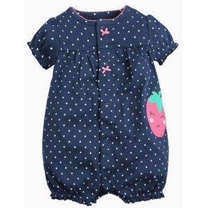 Rompertjes & One-Pieces Baby Kleding Katoen Korte Zomer Baby Meisjes Rompertjes Hele Goede Prijs