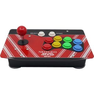RAC-J500S 10 Knoppen Arcade Joystick Usb Wired Acryl Kunstwerk Panel Voor Pc Neo Geo Mvs Snk