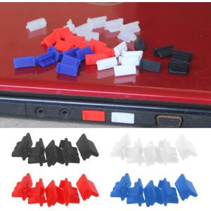 5 Stks/set Kleurrijke Silicone Anti Dust Plug Cover Stopper Laptop Stof Plug Laptop Stofdicht Usb Stof Plug Computer Accessoires