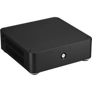 E-H60 Mini Itx Duurzaam Htpc Chassis Gaming Cooling Computer Case Audio Home Zonder Voeding Aluminium Horizontale Slanke