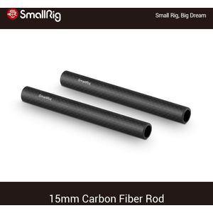 Smallrig 6 Inch Lange 15 Mm Carbon Hengel Voor 15 Mm Rod Support System (Non-Draad) 2 Stuks Pack -1872
