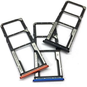 10Pcs Sim Lade Houder Voor Xiaomi Redmi 9C Redmi9C Sim Card Tray Slot Houder Adapter Socket Reparatie Onderdelen