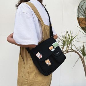 Vrouwen Schoudertassen Handtassen Mode Vrouwelijke Canvas Messenger Bags Scholieren Crossbody Tassen Voor Tienermeisjes