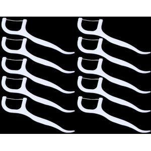 1 Doos/50 Stuks Dental Floss Bleken Picks Tanden Tandenstokers Stick Tand Schoon Oral Care