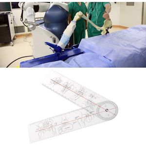 1Pc Spinal goniometer distale radioulnar gezamenlijke heerser medische heerser Hoek gradenboog Bone metingen voeten