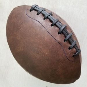 Outdoor Sport Rugby Bal American Football Ball Vintage Pu Maat 9 Voor College Tieners Training/Decoratie