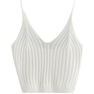 Vrouwen Zomer Basic Sexy Strappy Mouwloze Racerback Crop Top