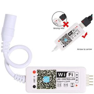 Led Wifi Afstandsbediening Werkt Met Alexa/Google Thuis Voice Control Voor 5050/3528 Rgb Led Strip Verlichting Veranderen/dimmer/Timer/Sou