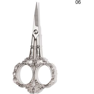 1Pc Nail Schaar Cut Nagels Europese Stijl Rvs Cuticule Pruimenbloesem Trimmer Nail Art Gereedschap Manicure Accessoires # SC6