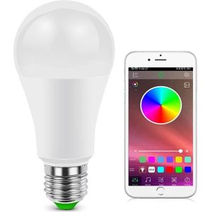 Bluetooth 4.0 Afstandsbediening Led Verlichting Rgb Smart Lamp Kleur Veranderlijk Home Verlichting Lamp Infrarood/Draadloze Controle Verlichting