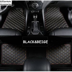 Sj Universele Auto Vloermatten Leer Voor Toyota Alle Modellen Rav4 Camry Chr Prado Corolla Auris Prius Fortuner Yaris Land cruiser