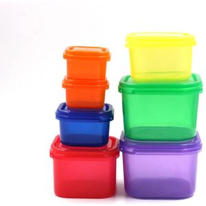 7 Stks/set Multi-color 21 Dagen Portion Control Container Kit Bpa-vrij Plastic Voedsel Doos Gezonde Dieet Calorische Controle lunchbox