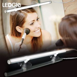 LEDGLE 50 Leds Make-Up Spiegel Voorlamp Plastic Vanity Licht Schakelaar Badkamer Draagbare kaptafel Lichten Cool White Verlichting