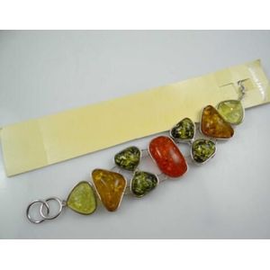 Natuurlijke Precious Modernistische Teardrop Gouden Honing Geperst Ambers Sieraden Maken Water Armband Wholesale1set A3