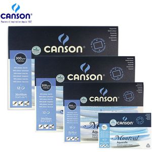 Canson Montval Aquarelle Aquarel Papier 300g 12 Vellen Frankrijk