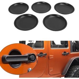 Deurgreep Recess Guard Kom Voor Jeep Wrangler 2007 Jk 4 Deur Auto Buiten Deurklink Uitsparing Guard cover Trim