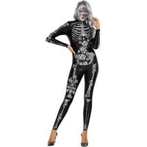 Halloween Kostuums Horror Variatie Clown Modellering Drie-Dimensionale Digitale Afdrukken Slim Fit Jumpsuit