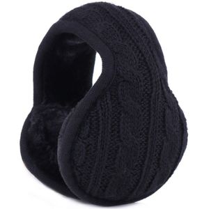 Oor Warmers Voor Mannen Vrouwen Winter Gebreide Oorbeschermers Opvouwbare Wol Pluche Oorbeschermer Oor Cover Tas Terug Dragen Kasjmier Earwarmer