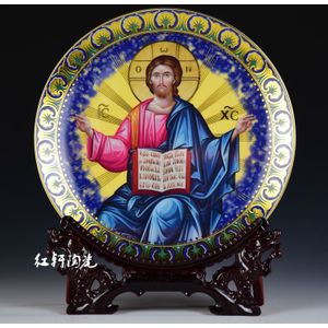 Jingdezhen Keramische Jezus Standbeeld, Opknoping Plaat, Seat Plaat, Kerk Christian Levert