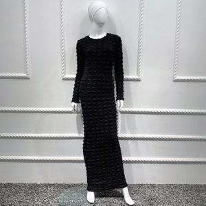 Afrikaanse Jurken Voor Vrouwen Gebreide Jurk Lange Mouwen Slim Maxi Potlood Jurk Lente Winter Trui Elegante Partij Vestidos
