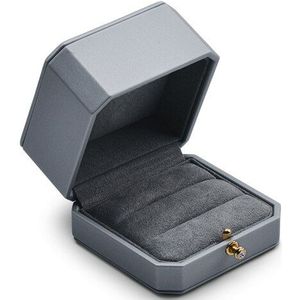 Oirlv Sieraden Doos Ketting Ring Verpakking Box Case Oorbel Opbergdoos Pu Lederen Box Voor Bruiloft