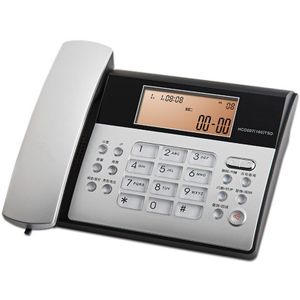 Oranje Backlit Draadgebonden Telefoon Vaste, 8 Niveaus Lcd Helderheid, Caller Id Telefoon Thuis Met Meerdere Ringtones, voice Rapport