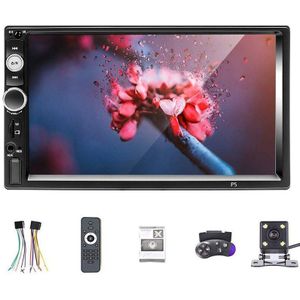 2 Din Auto Stereo 7 Inch Hd Contact Screen MP5 Speler Bluetooth Fm Radio Ondersteuning Ios/Android Telefoon Spiegel link Met Aux/Dual Usb/