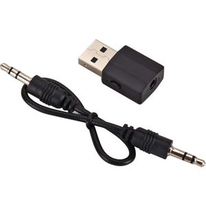 Lcckaa Draadloze Usb Bluetooth5.0 Zender Ontvanger Mini 3.5Mm Aux Stereo Muziek Adapter Voor Auto Radio Tv Blue-Tooth oortelefoon