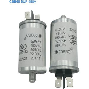 Condensator - CBB65 MKP3/4/5/6/7Uf 450V - Accessoires Voor Wasmachine