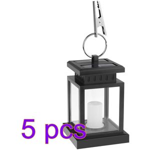 Waterdichte Outdoor Home Hang Lamp Solar Light Path Gazon Yard Tuin Lampen Decoratie Kaars Lantaarn Vorm Solar Led Licht IP44