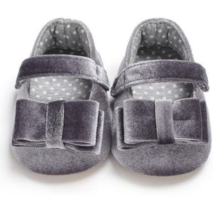 Leuke Baby Meisjes Schoenen Prinses Schoenen Met Strik Kindje Fluwelen Soft Mocassins Pasgeboren Baby Schoenen Eerste Wandelaars