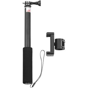 Outdoor Telescopische Verlengstuk Monopod Pole Sport Camera Mount Voor Gopro Hero 9 Zwart Waterdichte Selfie Stok