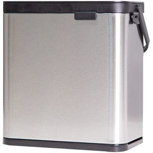 1Pc Huishoudelijke Rvs Muur Opknoping Prullenbak Keuken Afval Container Voor Huishoudelijke Prullenbak