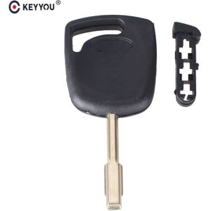 Keyyou 10x Transponder Ongecensureerd Blank Blade Key Shell Voor Ford Focus Mondeo Ka Jaguar XJ8 Transit Connect Ongesneden Geen Chip