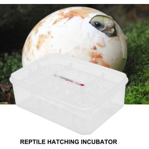 16 Grids Plastic Reptielen Ei Incubator Lade Hagedis Snake Eieren Hatcher Doos Incubatie Tool Terraria Praktische Plastic