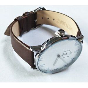 Arabisch Horloges met Kleine Dial Werken Leer en Mesh Stalen Band IP Plating Case