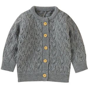 Baby Sweater Autumn Baby Girl Boy Hollow Cardigan Casual Outerwear Coat Clothes