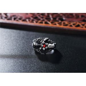 Vintage Vampire Ringen Voor Mannen Vrouwen Persoonlijkheid Mannelijke Punk Rock Rap Ring Accessoires Mannen Biker Gothic Sieraden