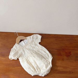 Milancel 2022 Zomer Baby Body Korte Mouw Peuter Meisjes Een Stuk Peuter Meisjes Borduren Outfit