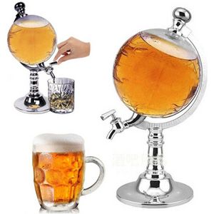 Mini Globe Water Dispenser Bar Decoratie Creatieve Persoonlijkheid Bier Vloeistof Drinken Machine Thuis Decor Wijn Pourers Bar Gereedschap