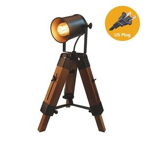 Loft Tafellamp ASCELINA Amerikaanse Retro Creatieve LED Bureaulampen Verstelbare Vintage tafel licht voor Slaapkamer/woonkamer/ bar/Cafe