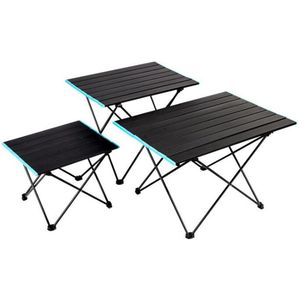 Al Legering Ultralichte Camping Tafel Draagbare Opvouwbare Outdoor Diner Bureau Computer Bed Tafels Reizen Wandelen Bureau Voor Party