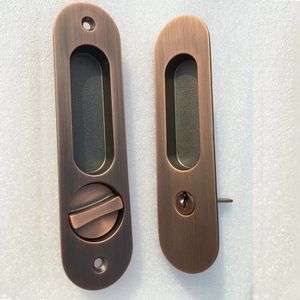 Onzichtbare Deur Sloten Handvat Dubbelzijdig Duurzaam Voor Schuifdeuren Schuur Houten Deur Vouwen Deur Haak Lock Impasse Houder Lock