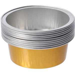 10Pcs Wax Smelten Kom Aluminiumfolie Wax Smelten Kom Wax Bean Smelten Ontharing Spa Tool Ontharende Pot Wax ontharingscrème Machine