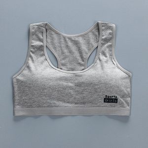 Beha Voor Meisjes 13 Tiener Crop Top Ondergoed Racerback Puberteit Sport Training Bras Streetwear Tube Top 8-14Y 10 12 Schoolmeisje gym