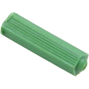 500 Stuks Groen Metselwerk Schroef Bevestiging Muur Anker Stekkers 6Mm X 27Mm