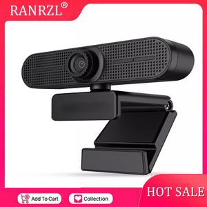 Handmatige Focus Webcam 1080P Full Hd Web Camera Usb Pc Computer Laptop Video Camera Met 2 Microfoons Voor Opname online Lessen