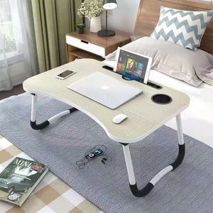 Voor Russische Folding Laptop Stand Houder Studie Tafel Bureau Houten Opvouwbare Computer Bureau Voor Bed Sofa Tea Serving Table Stand